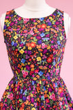 Butterfly Floral Midi Dress