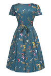 Teal Butterfly Lyra Dress - Preorder for dispatch 20th May