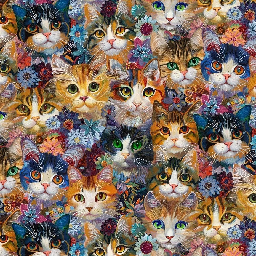 PREORDER - Cats Fit & Flare Dress - Estimated dispatch 25th of August
