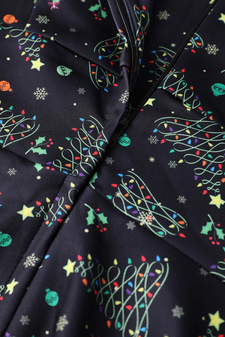 PREORDER - Scarlette Christmas Lights Swing Dress - Estimated dispatch 5th of November