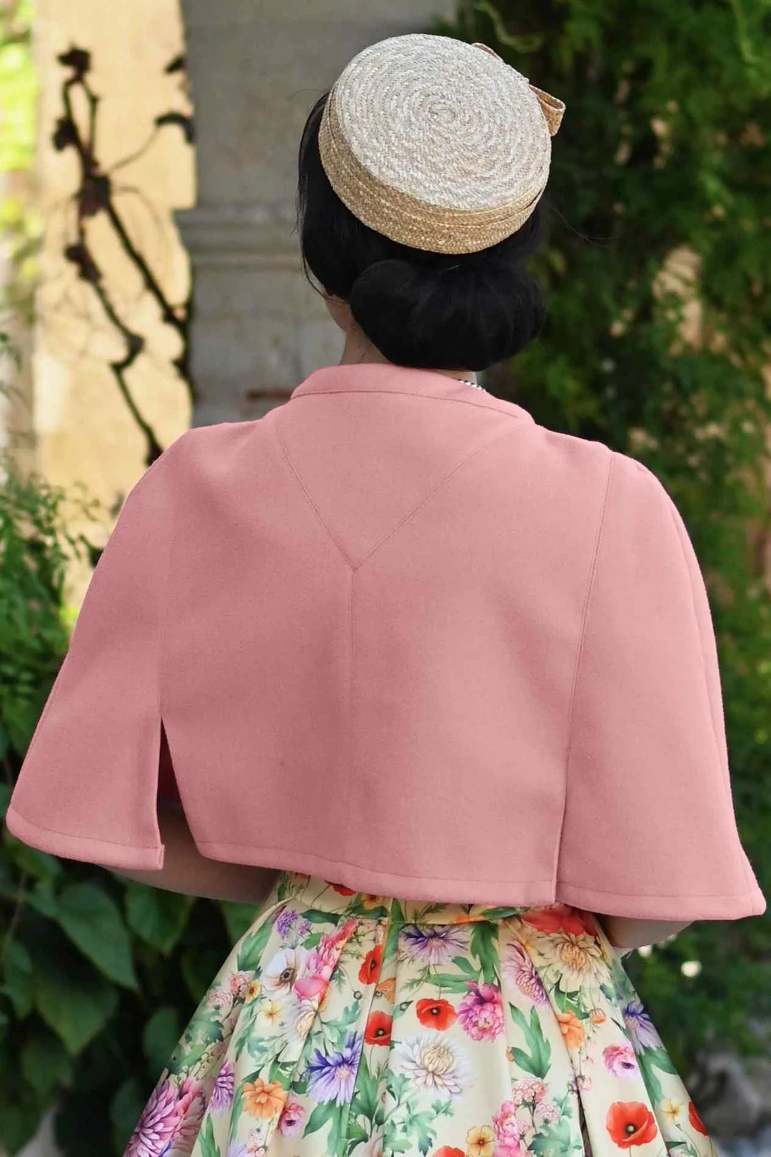 PREORDER - Sabrina Coral Pink Cape - Estimated dispatch 12th of November