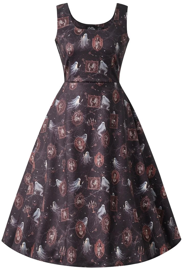 PREORDER - Cordelia Ghostly Manor Aline Dress - Expected dispatch 13th of October
