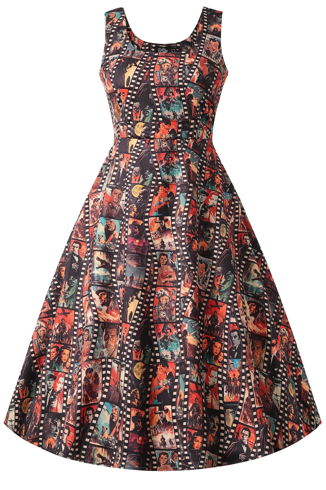 PREORDER - Cordelia Movie Reel Aline Dress - Expected dispatch 13th of October