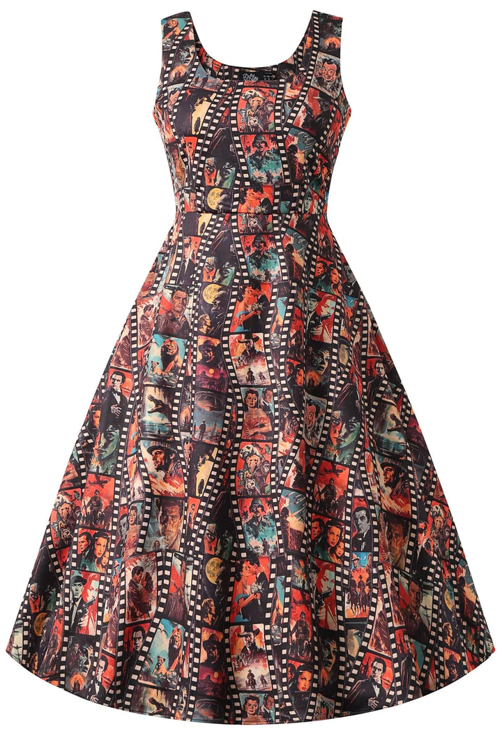 PREORDER - Cordelia Movie Reel Aline Dress - Expected dispatch 13th of October