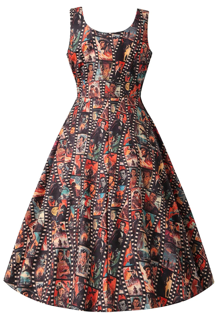 PREORDER - Cordelia Movie Reel Aline Dress - Expected dispatch 13th of October