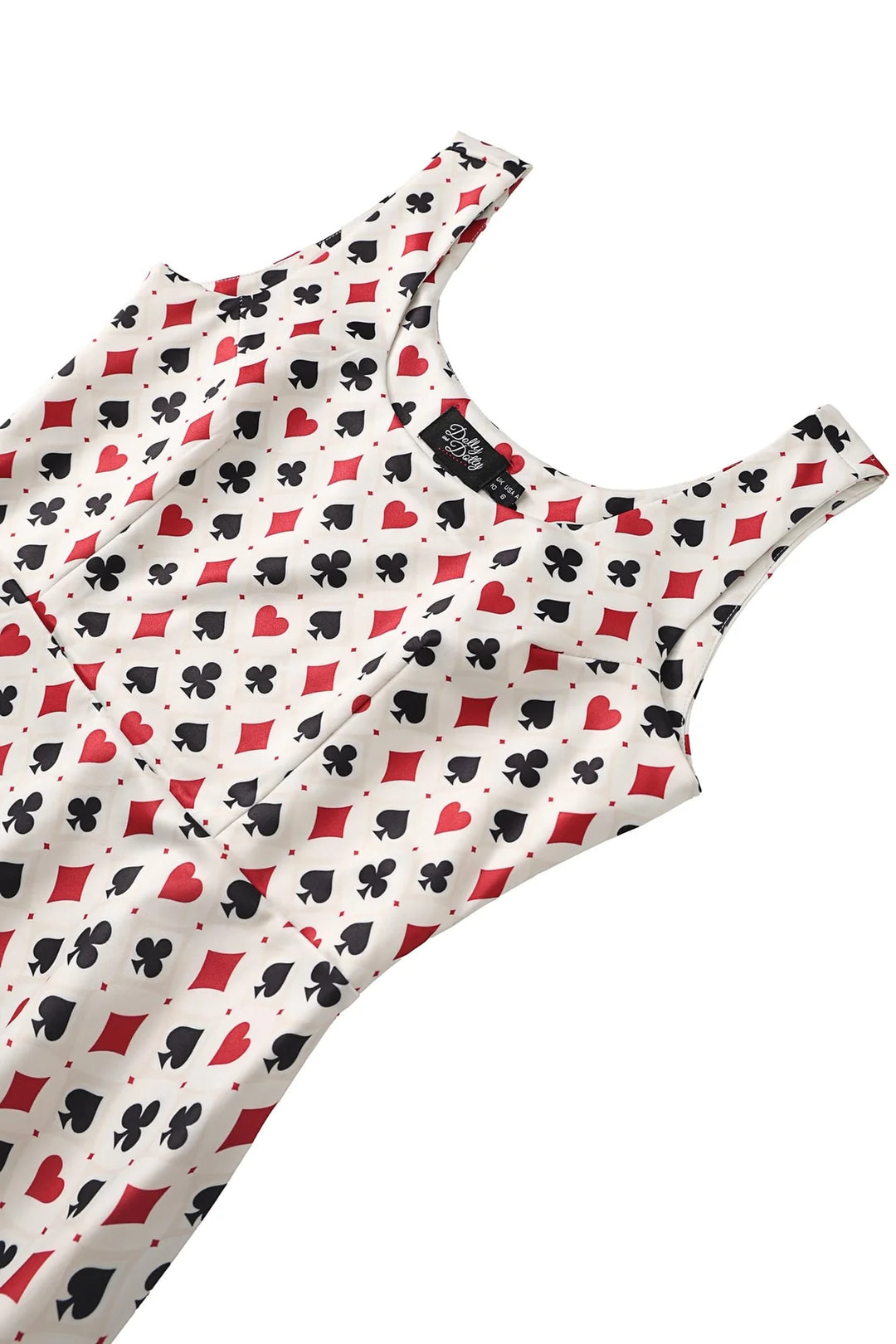 PREORDER - Cordelia Playing Card Aline Dress - Expected dispatch 13th of October
