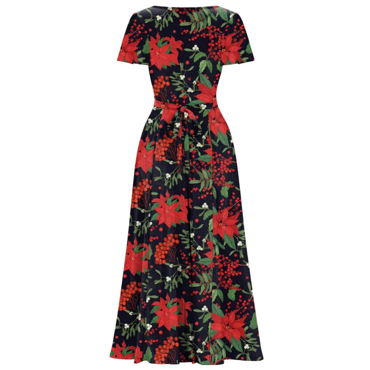 Lyra Maxi Dress - Poinsettia