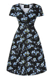 Blue Floral Lyra Dress
