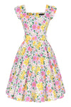 Spring Floral Swing Dress