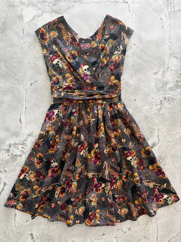 PREORDER - Web of Darkness Greta Dress - Expected dispatch date 30th July