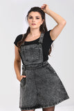 Finn Pinafore Dress - Grey