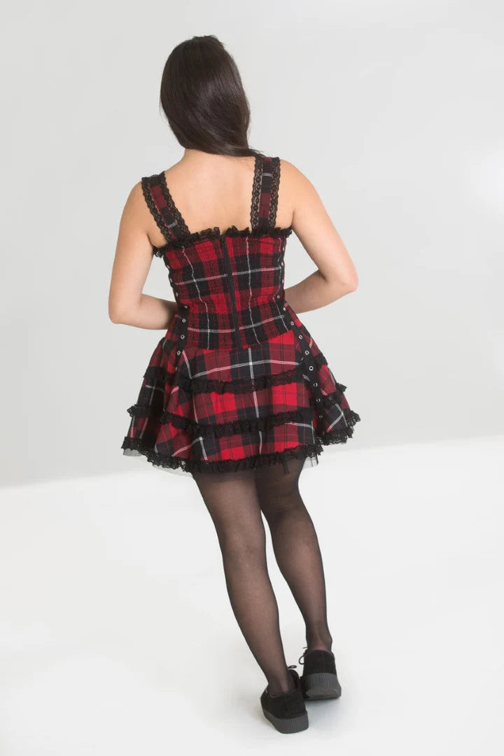 PREORDER - Harley Red Tartan Dress - Preorder for dispatch 26th of November
