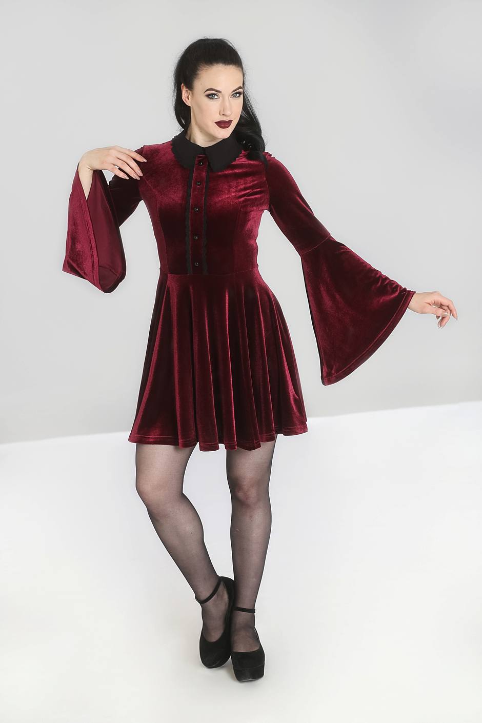 PREORDER - Wine Prudence Dress - Estimated dispatch 30th of June