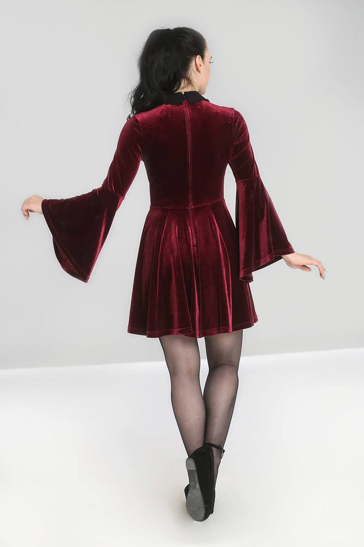 PREORDER - Wine Prudence Dress - Estimated dispatch 30th of June
