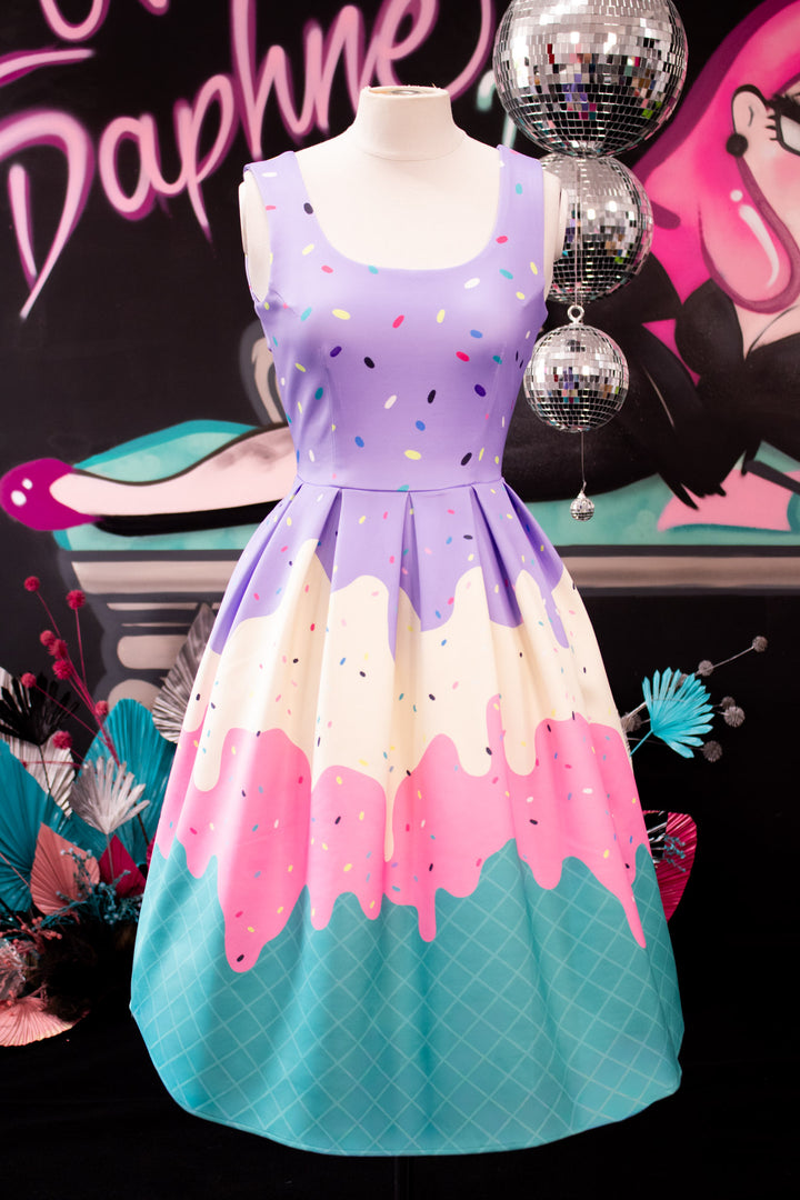 PREORDER - Amanda Ice Cream Dress - Expected dispatch 3rd February