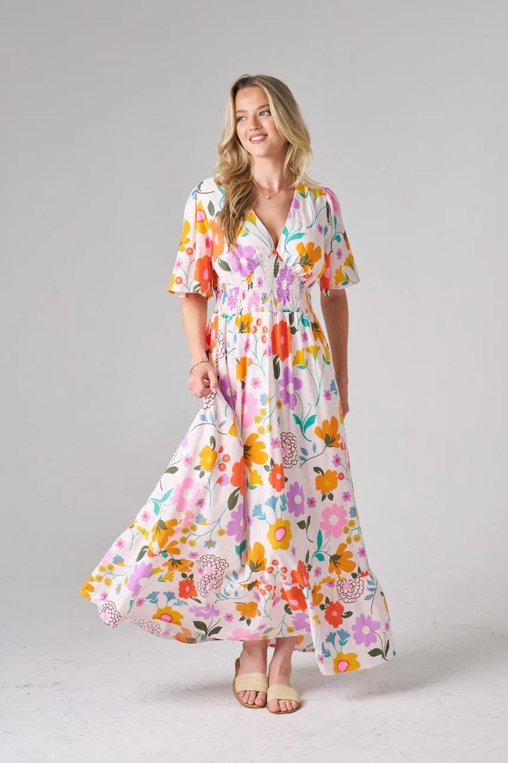 PREORDER - Daeyanah Floral Dreaming Dress - Estimated dispatch 11th of November