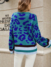 Cure Knit - Blue Leopard