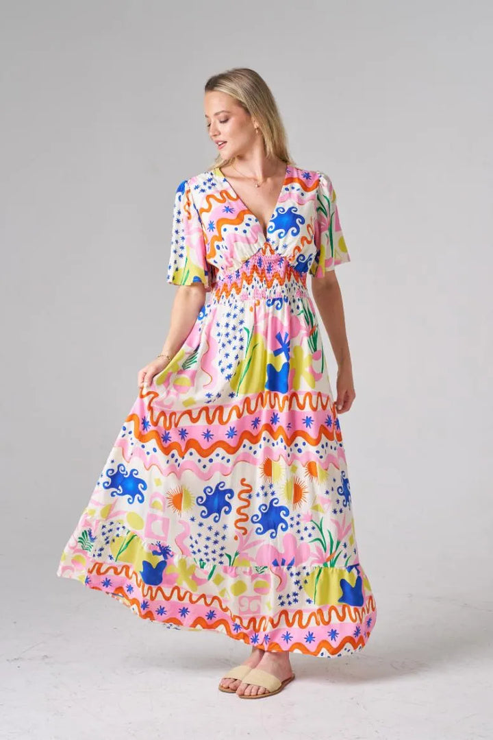 PREORDER - Daeyanah Palm Springs Dress - Estimated dispatch 11th of November