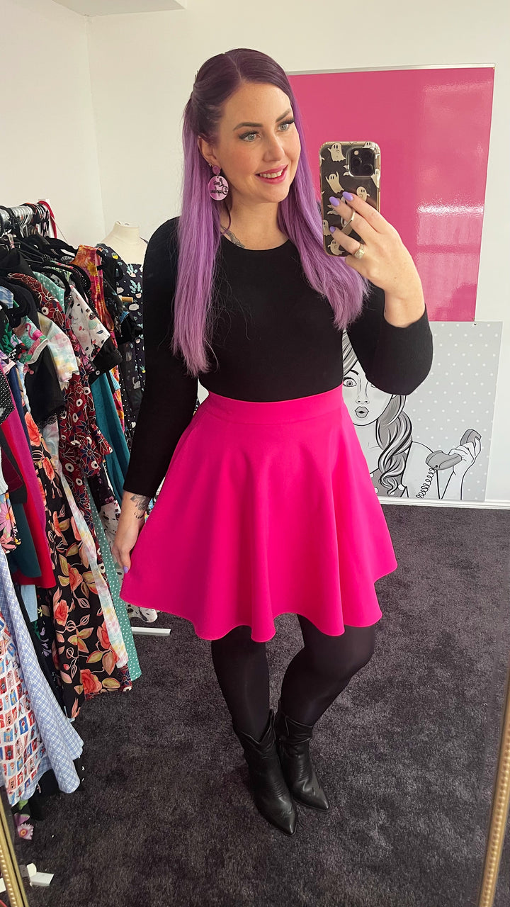 Harper Skater Skirt - Pink