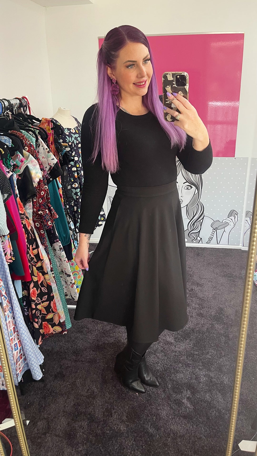 Charlotte Nova Skirt in Black