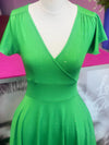 Mimi Swing Dress - Green Sparkle