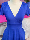 Mimi Swing Dress - Blue Sparkle