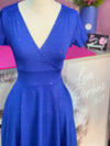 Mimi Swing Dress - Blue Sparkle - Preorder for dispatch 20th December