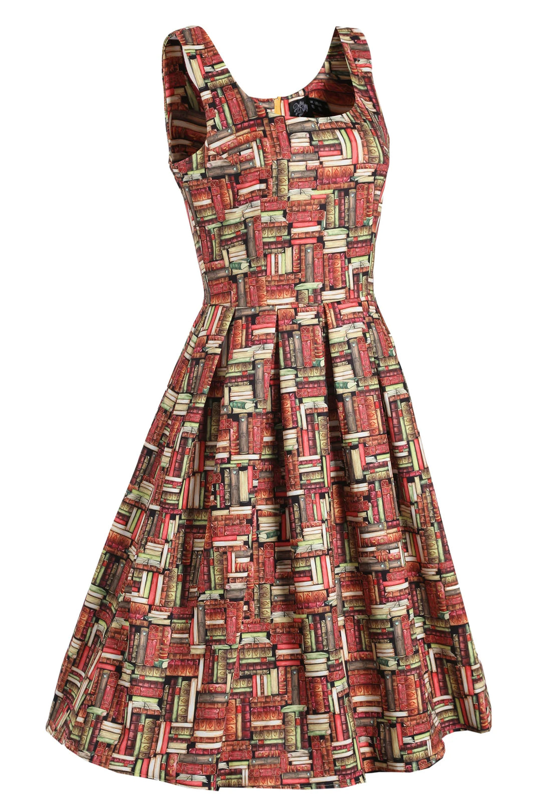 PREORDER - Amanda Book Print Dress - Expected dispatch 6th of August