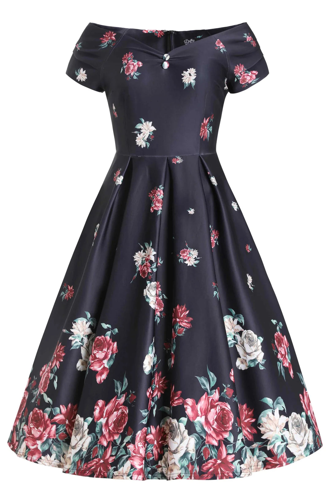 PREORDER - Lily Midnight Rose Dress - Expected dispatch 21st of October