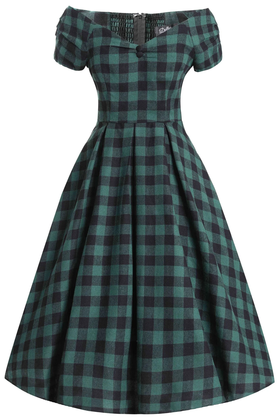 Lily Green and Black Swing Dress