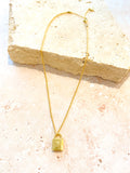 Lock Charm Gold Plated Necklace