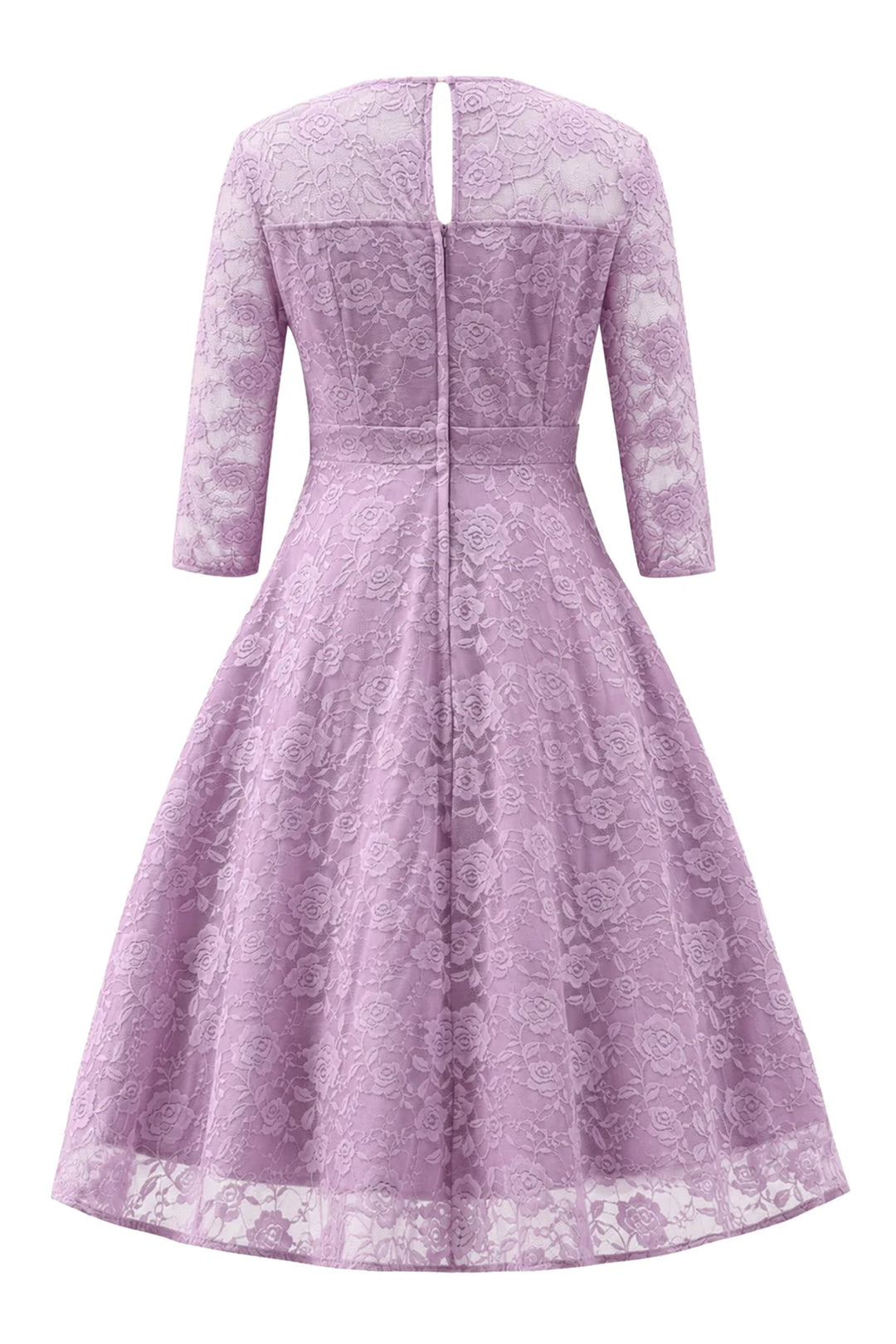 PREORDER - Madeline Long Sleeve Lace Dress in Lilac - Expected dispatch 13th of August