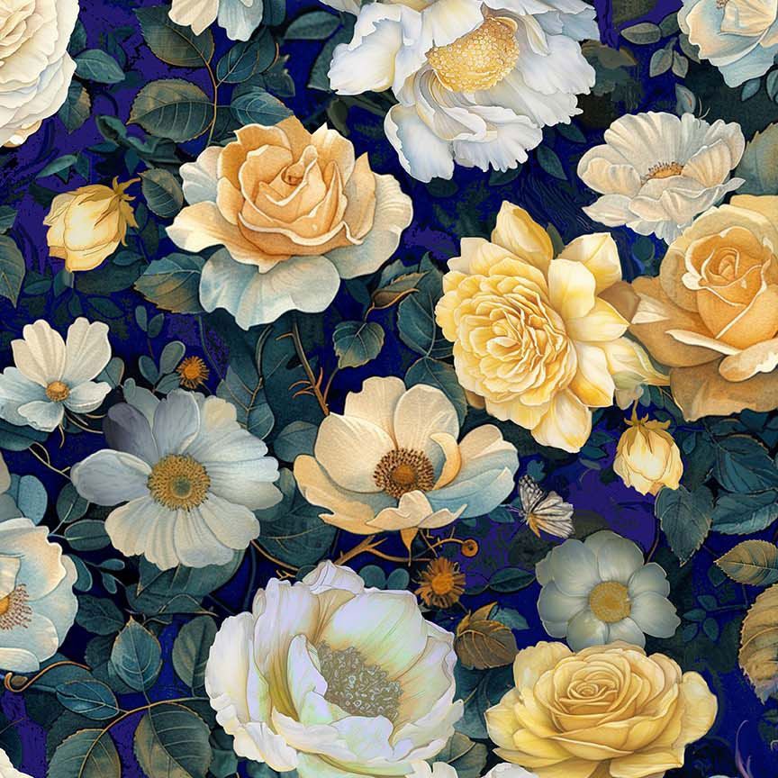 PREORDER - Midnight Floral Greta Dress - Expected dispatch date 22nd of October