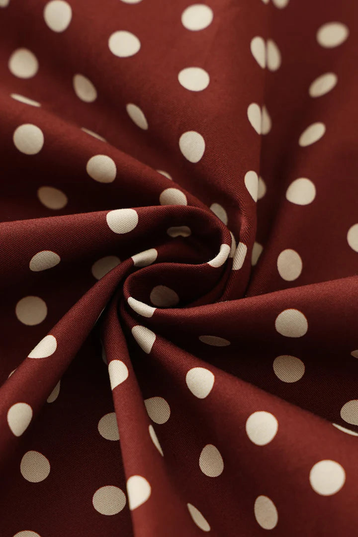 Mollie Brown Polka Shirt Dress