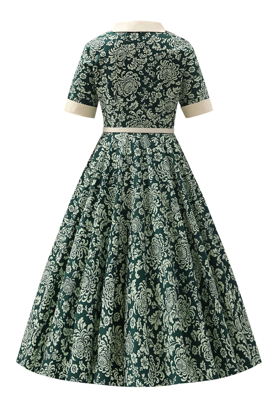 PREORDER - Mollie Green Victorian Floral Shirt Dress - Expected dispatch 1st of September