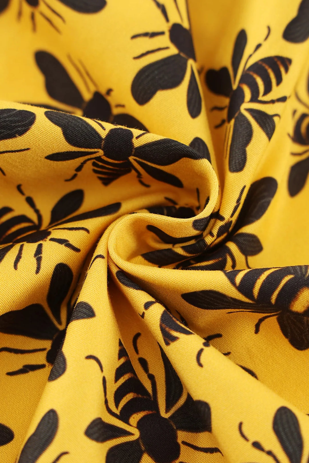 PREORDER - Mollie Yellow Bee Shirt Dress - Expected dispatch 1st of July