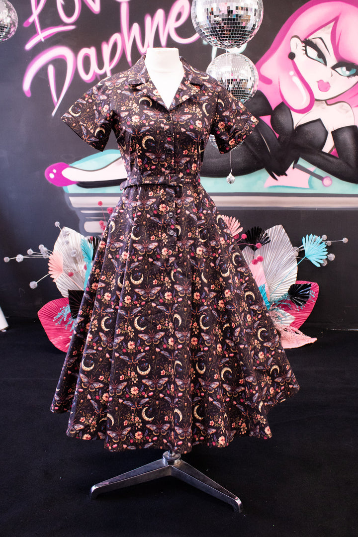 Peggy Swing Dress - Moonlight Bloom