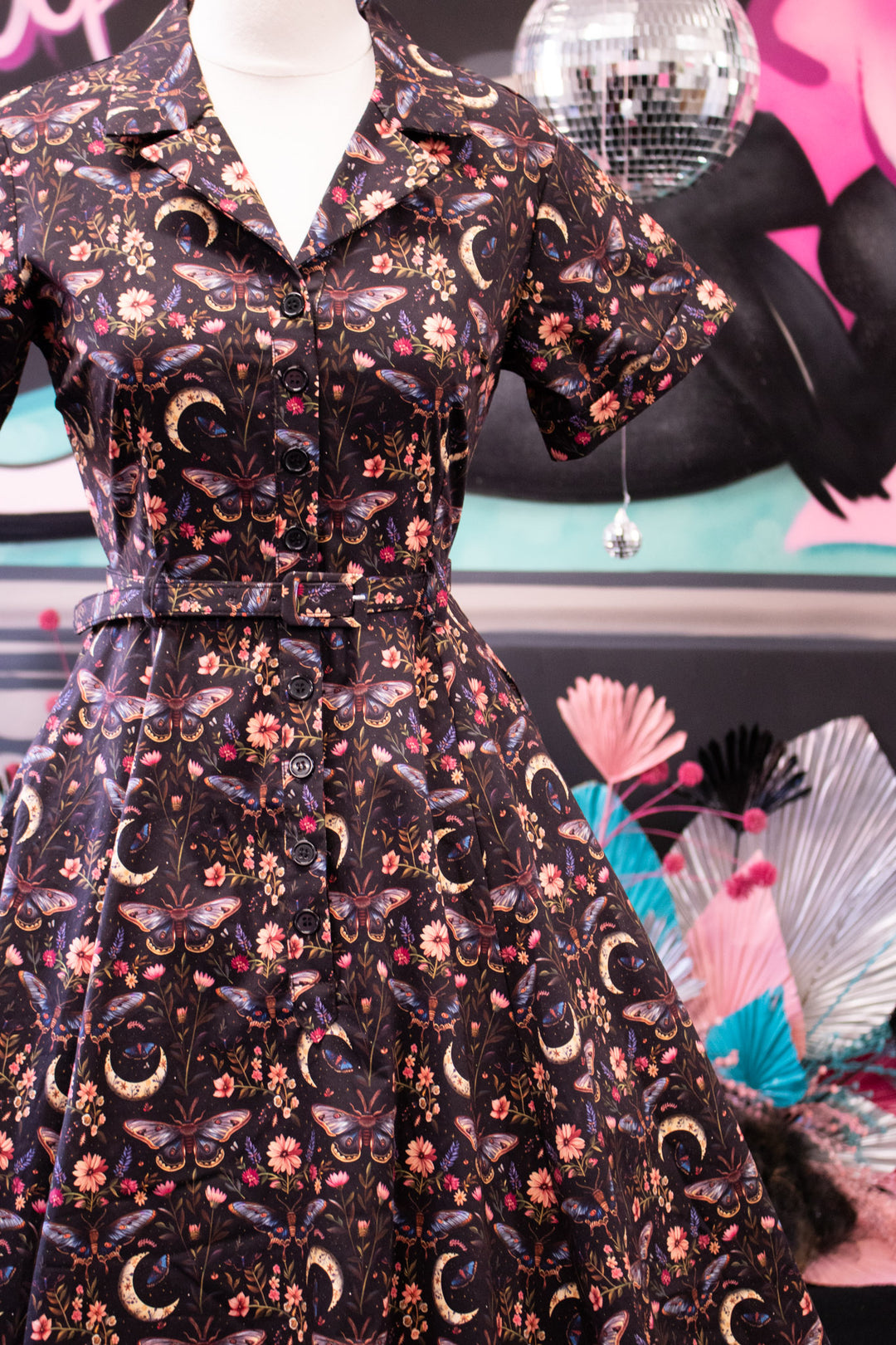 Peggy Swing Dress - Moonlight Bloom