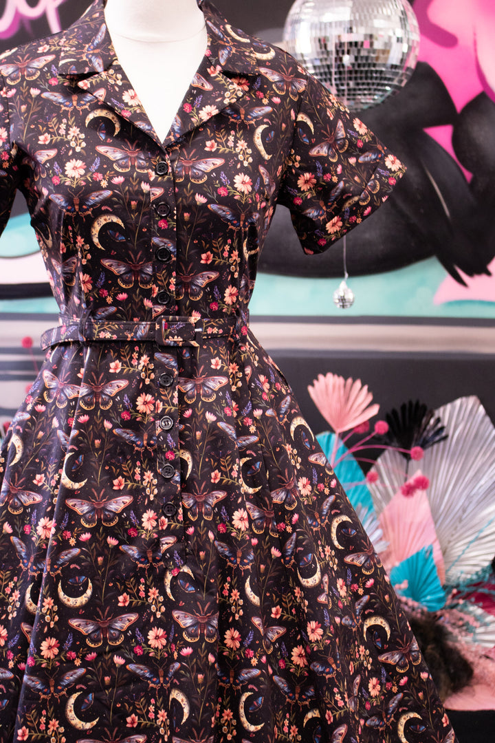 Peggy Swing Dress - Moonlight Bloom