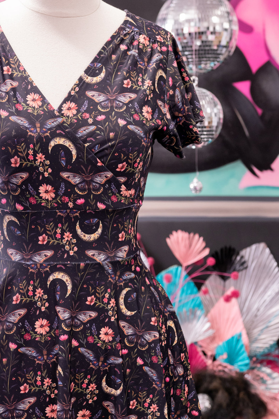 Mimi Swing Dress - Moonlight Bloom