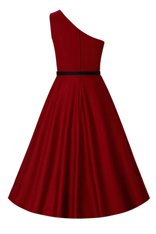 Susan Red Swing Dress - Preorder for dispatch 29th August