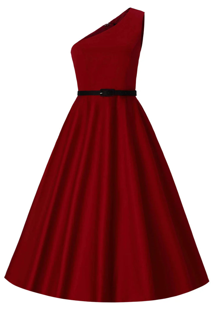 Susan Red Swing Dress - Preorder for dispatch 29th August