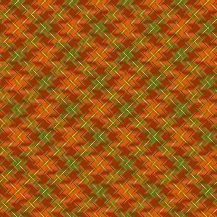 PREORDER - Orange Plaid Greta Dress - Expected dispatch 30th July