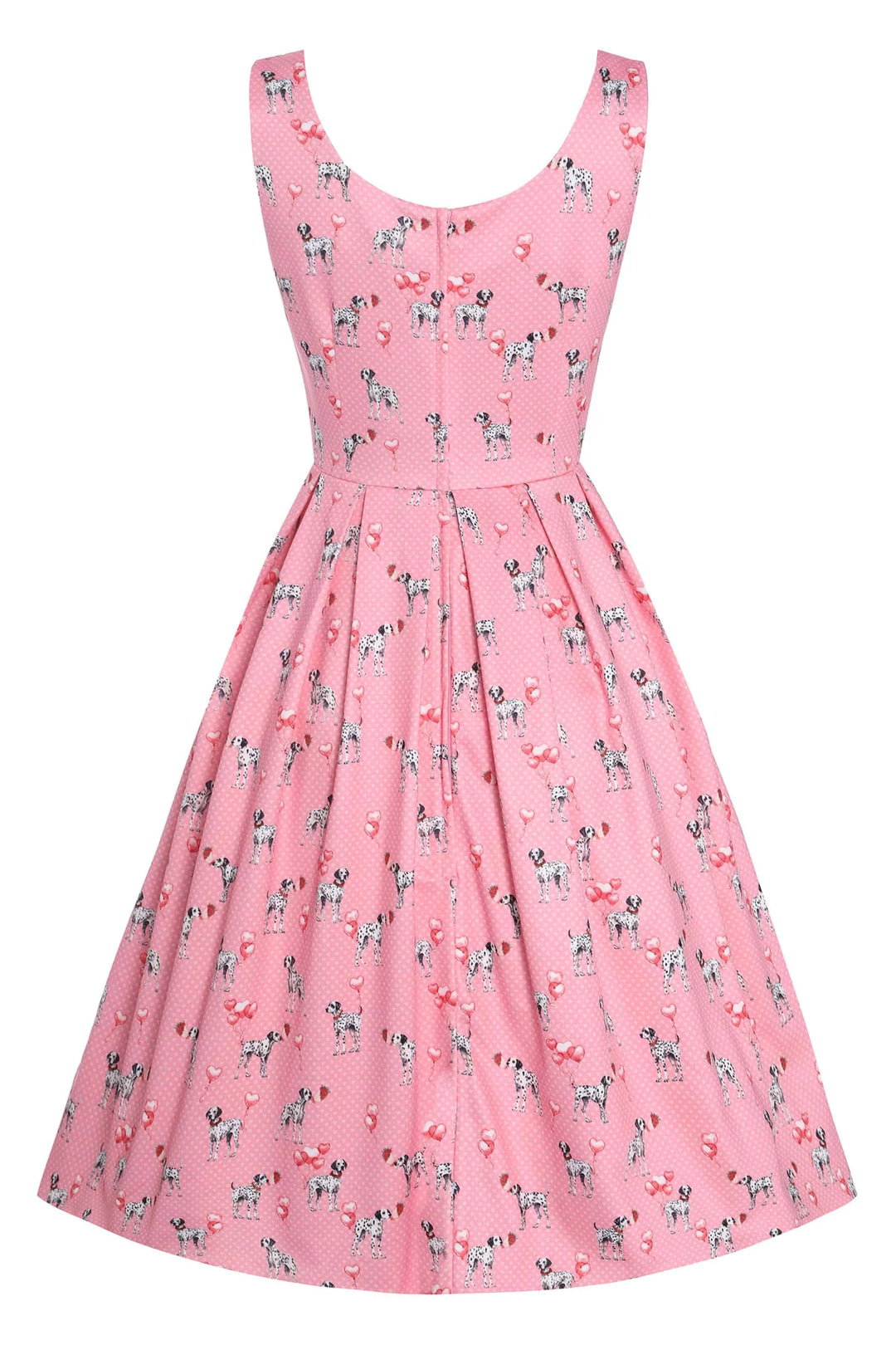 Amanda Pink Dalmation Swing Dress - Preorder for dispatch 4th September