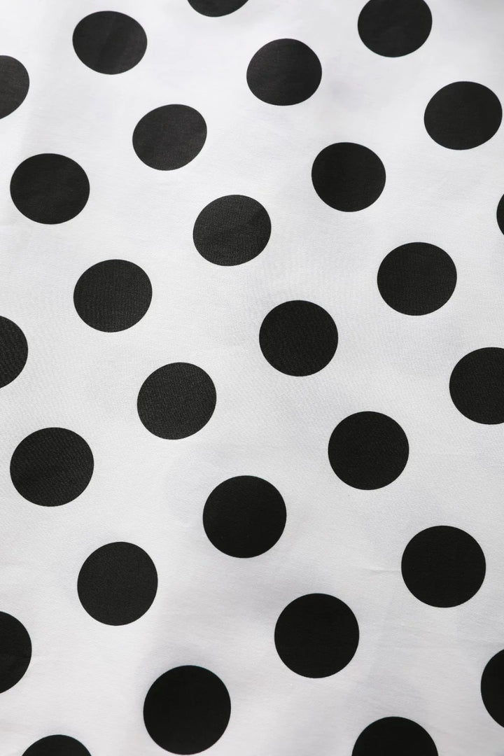 PREORDER - Maisie Monochrome Polka Skirt - Estimated dispatch 24th of June