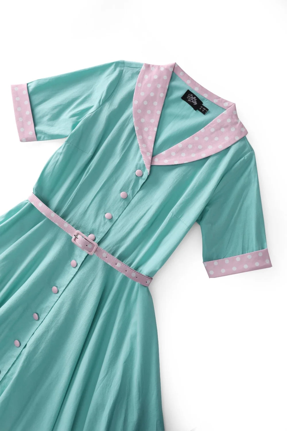 PREORDER - Mollie Mint Blue Shirt Dress - Expected dispatch 1st of September