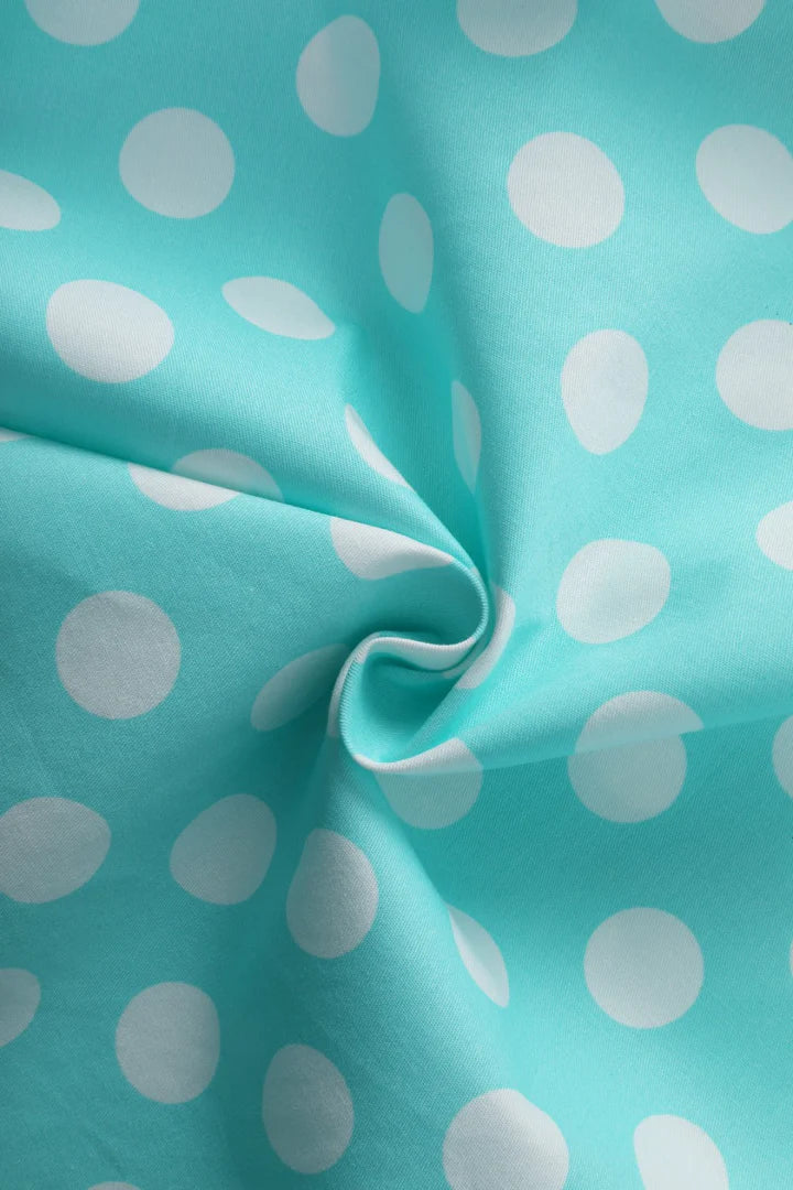 PREORDER - Mollie Mint Green Polka Dot Shirt Dress - Expected dispatch 3rd of June