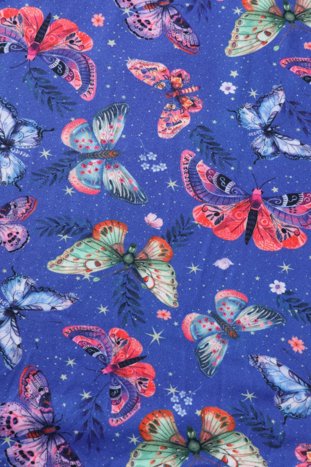 PREORDER - Julia Blue Butterfly Tea Dress - Estimated dispatch 18th of June