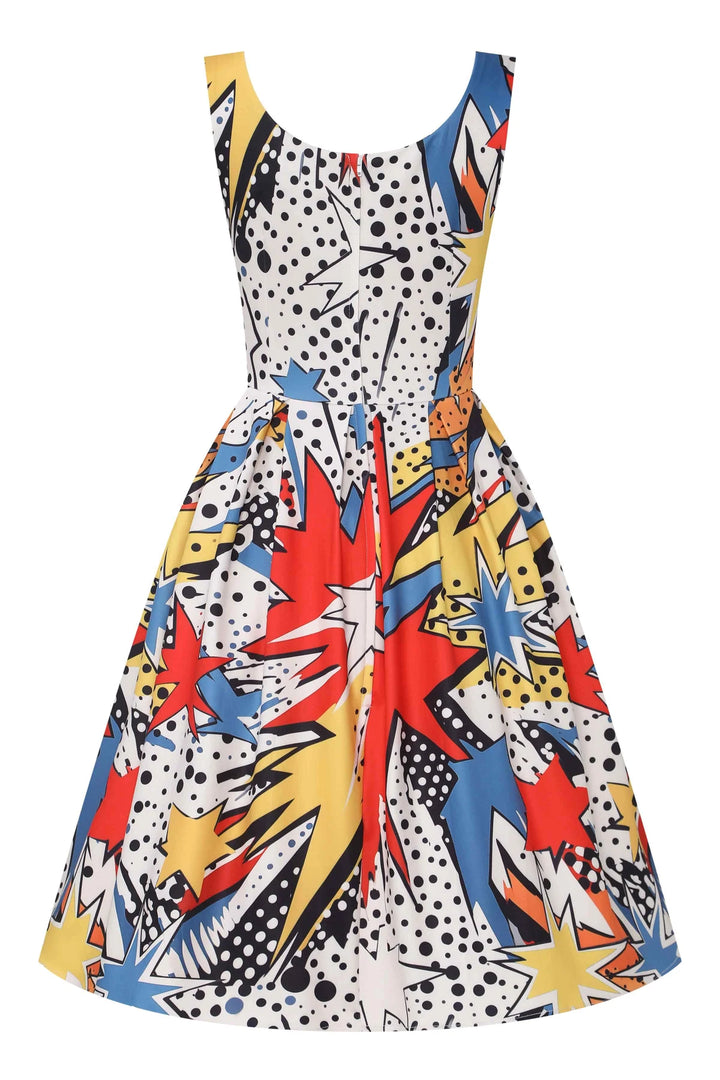 PREORDER - Amanda Pop Art Explosion Dress - Estimated dispatch 28th of November