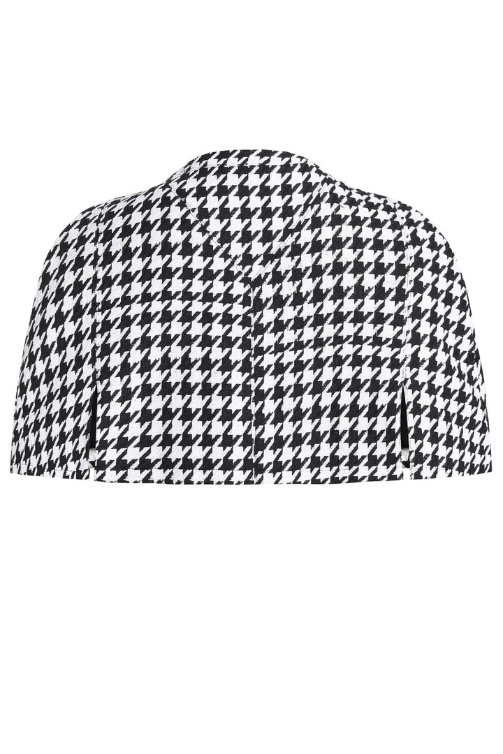 INSTOCK - Sabrina Dog Tooth Cape